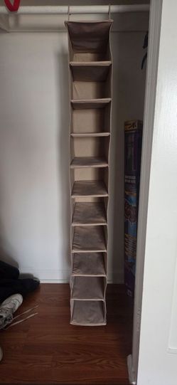 Hanging shoe organizer