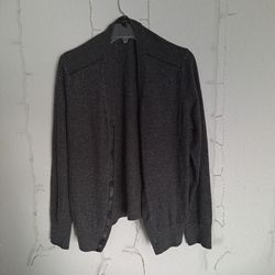 Dark Grey Cardigan (Button Up)