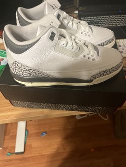 Nike Jordan Retro 3 Hide N Sneak White 7Y