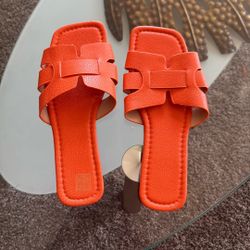 Orange Sandals