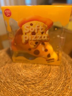 Soft Pizza Squishy Toy Ages 3+