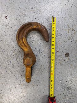 Giant Steel Hook with shackle - USA Steel