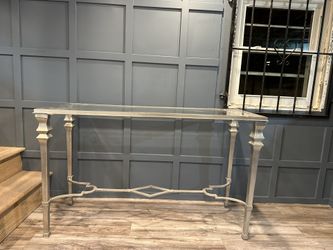 Council Table Z Gallery Glass/iron