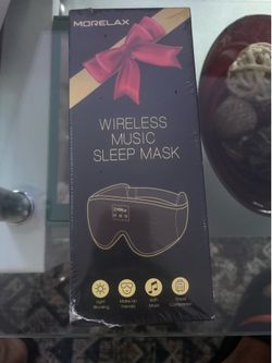 Sleep Headphones,Sleep Mask for Side Sleeper,3D Eye Mask for Sleeping with Stereo Speakers,Bluetooth Headphone,Perfect for Gifts for Women/Men Black