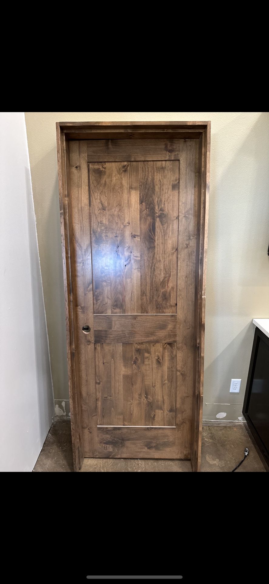 Wood Door With Frame