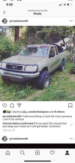 1998 Nissan Frontier runs and drives fine