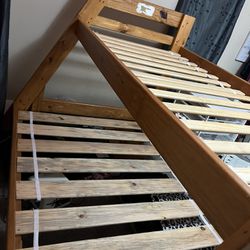 Twin Over Full Wood Bunk Beds Frame