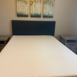 Queen Headboard And Zinus Frame And Mattress