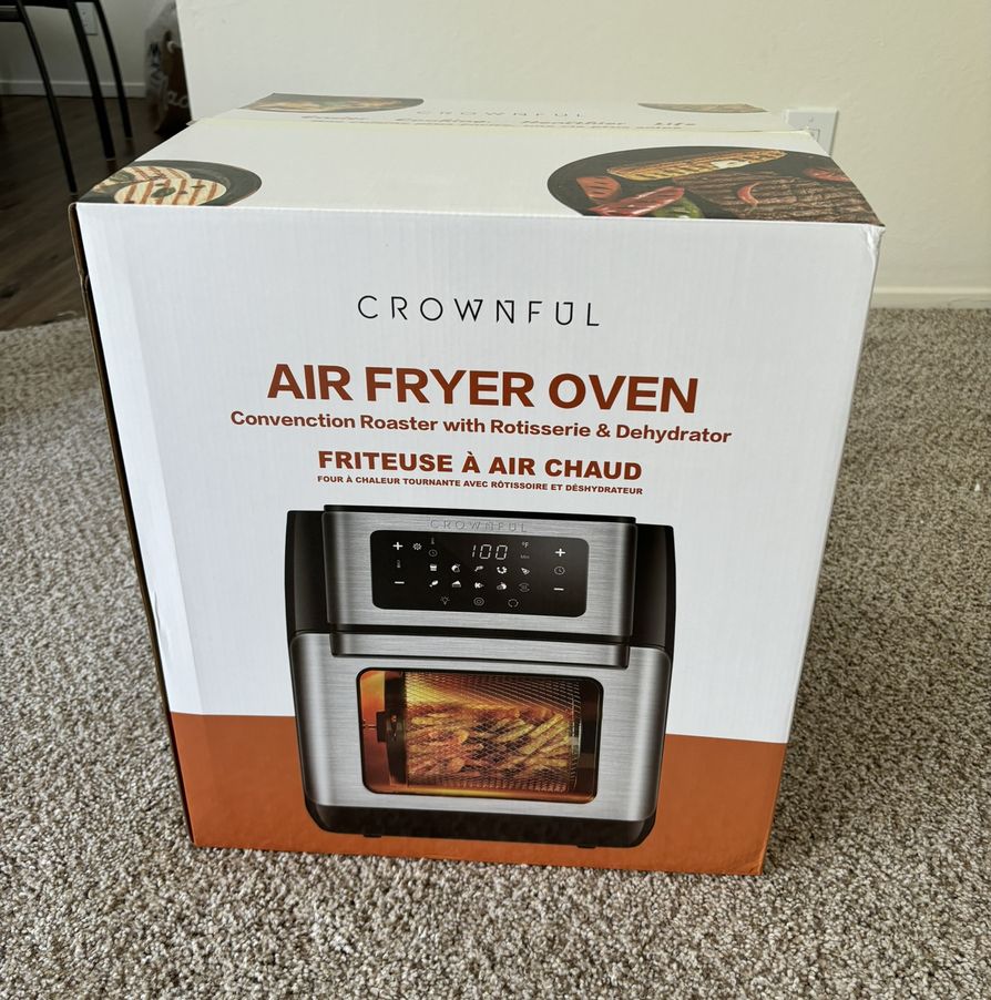 BRAND NEW Crownful Air fryer 10.6qt