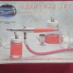 Vintage Paasche VL Double Action Air Brush Set  - Made in USA