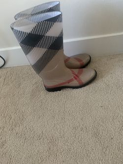 Designer rain boots