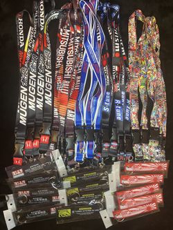 LANYARD AND FABRIC KEYCHAINS (JDM CAR BRANDS)