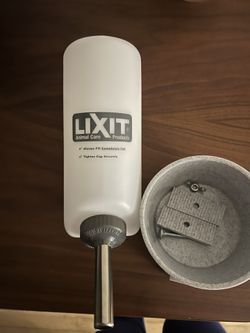 Water Bottle And Food Bowl