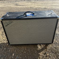 The Fender Super-Sonic 60 60W 2x12 guitar speaker cabinet black
