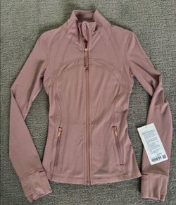 Pink  Lululemon Jacket Gold Zipper - Size 6