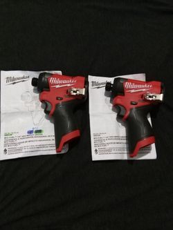 M12 Fuel 1/4 Hex Impact Driver 3453-20...$60 Each