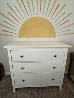 IKEA Hemnes Dresser w/ 3 wide drawers