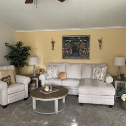La-Z-Boy Colby Duo Custom Sofa Set PLUS Recliner AND Chambers Collection Table Set - Brand New!