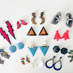 ⭐️ 22 Pair Of Cool Funky Earrings For Spring/summer Time⭐️