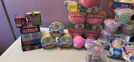 Needoh and Squishys Available