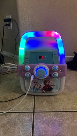 Disney Frozen Flashing Lights Karaoke Machine