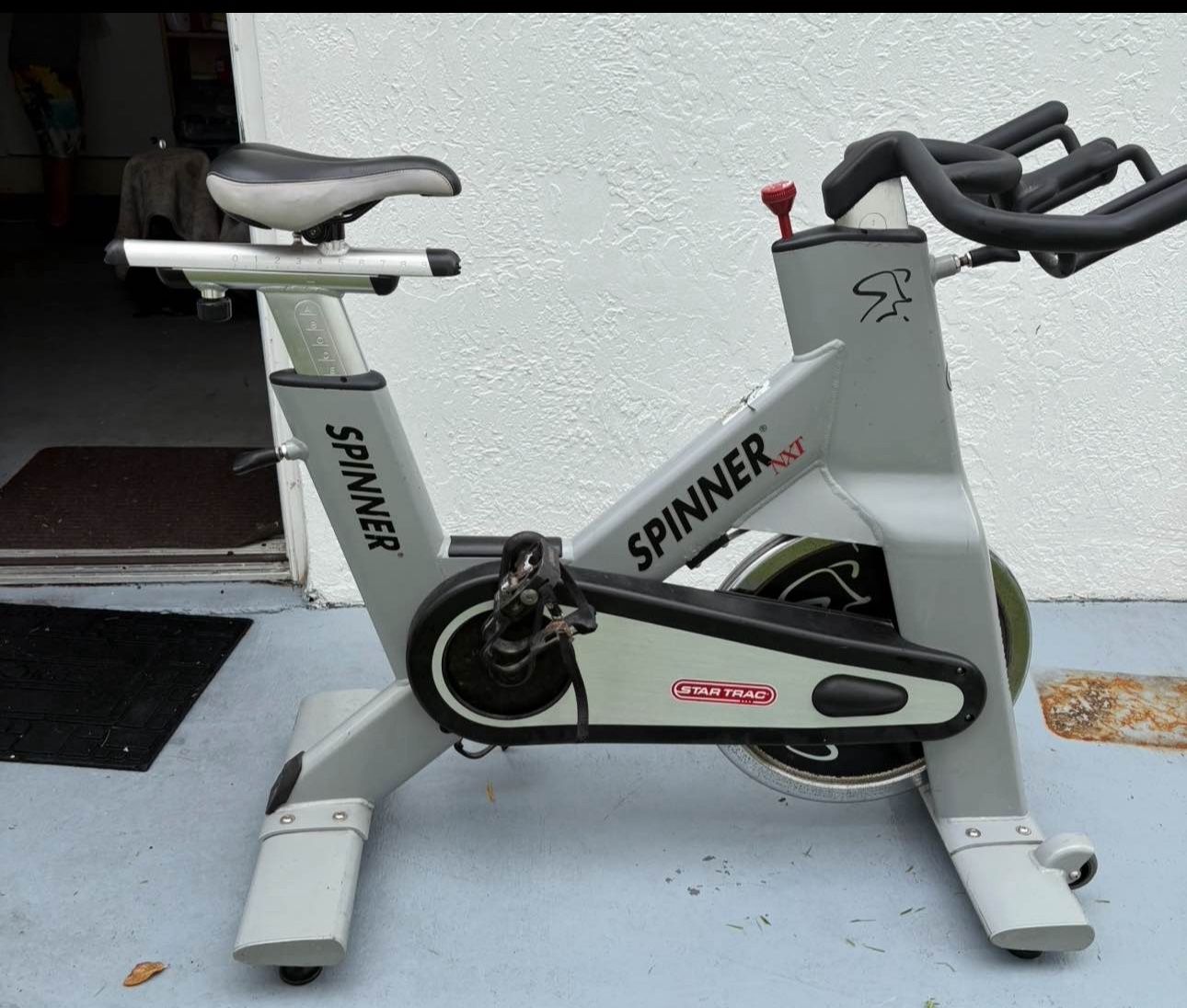 exercise bike.