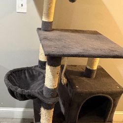 Tall cat tower