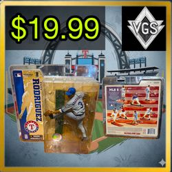 *RETRO* Alex Rodriguez Action Figure – Texas Rangers MLB McFarlane (2003)