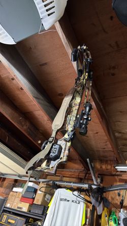 Cross bow scoped and strap