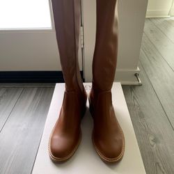 Botas Altas Steve Madden Cognac 8.5 Nuevas Con Caja
