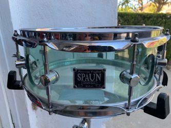 Spaun Vented Acrylic Snare 5.5 x 13” Coke Bottle Color