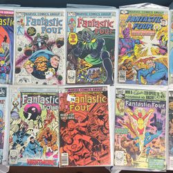 Vintage Fantastic Four Comic Book Lot Of 11