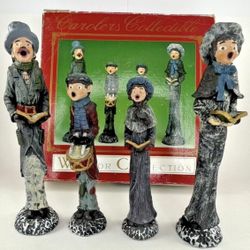 Windsor Collection Set of 4 Carolers Figurines Box Included