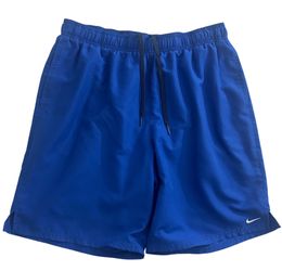 Nike Dri-Fit Men's Athletic Shorts 9in Inseam Royal Blue Size XL