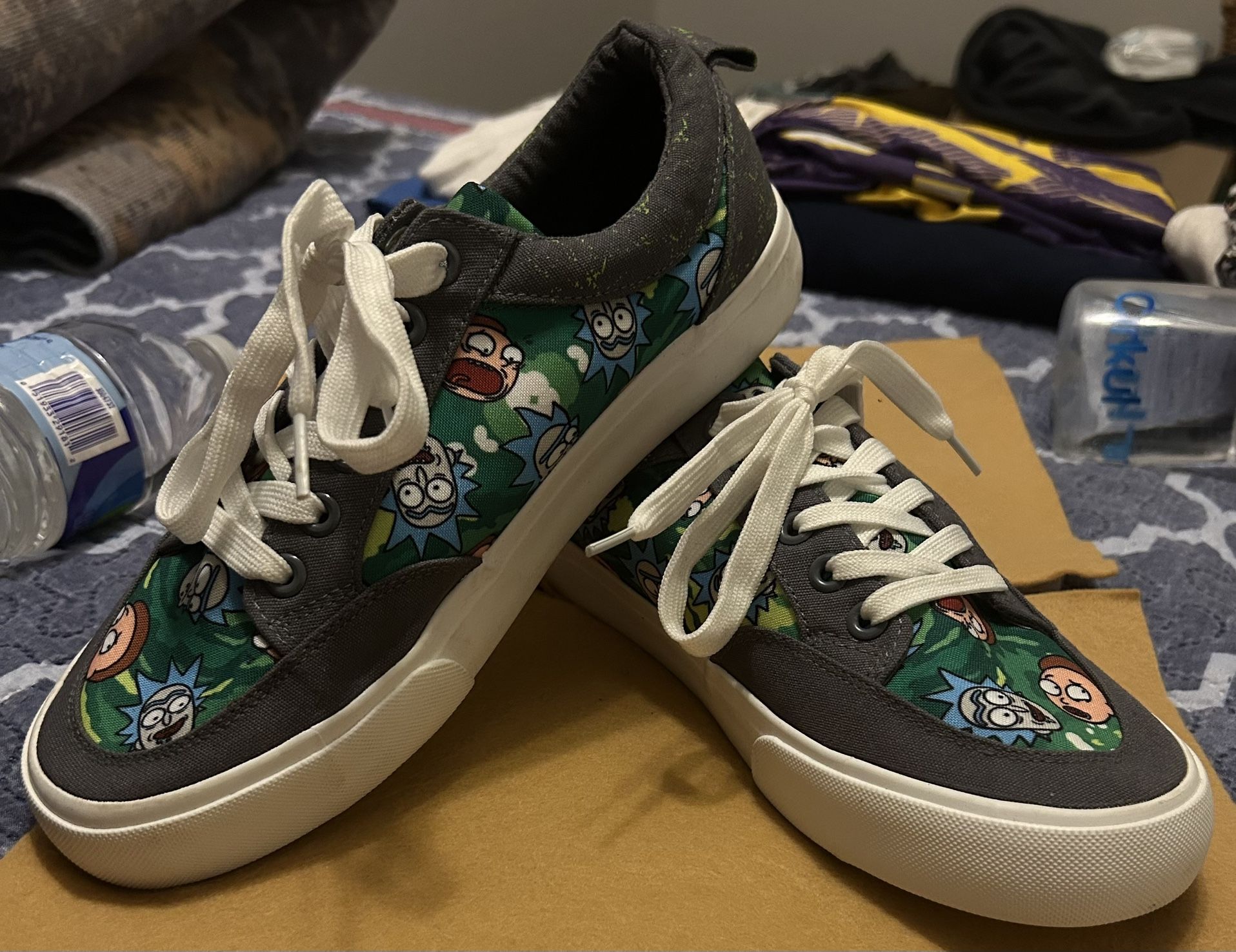 CARTOON NETWORK RICK AND MORTY GROUND UP SKATER SHOES