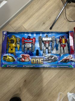 Transformers One Mega Changer 4-Pack Optimus, Megatron, Bumblebee and Starscream