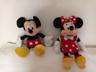 Mickey And Minnie Mouse Both 