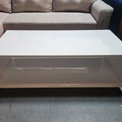 Glossy White Coffee Table
