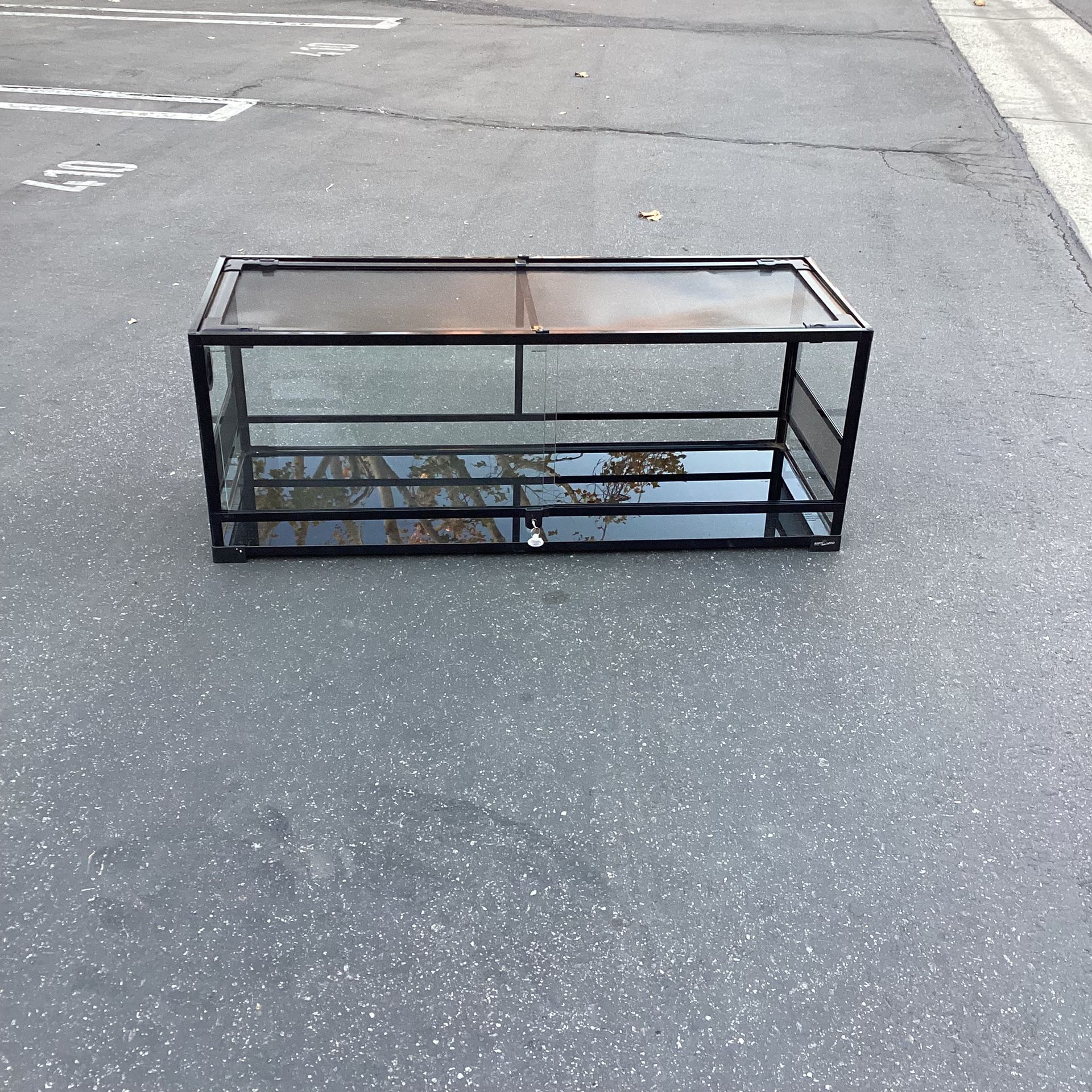(Brand New)67 Gallon Reptile Large Terrarium Newly Upgraded All Glass 48" x 18" x 18" Double Hinge Door