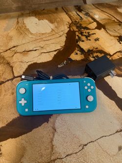 Nintendo Switch Lite Turquoise with Charger
