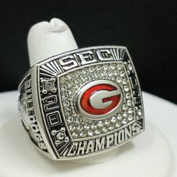 Georgia Bulldogs 2002 SEC Smith Ring Size 11