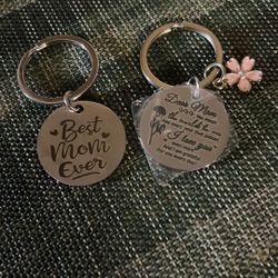 Bets Mom Ever Keychain 