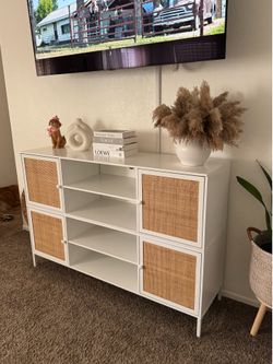 White TV Console / Media Cabinet