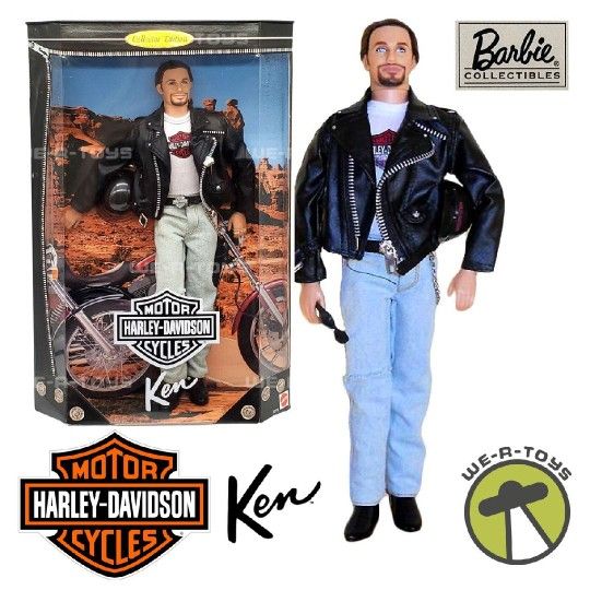 Title
Harley Davidson Motorcycle's Ken Barbie Doll # 22255 Rare Sealed 1998
Description
The "Barbie 22255" is a 1998 collector's edition Harley-