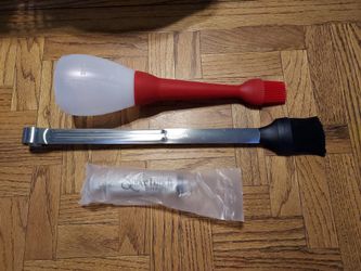Pampered Chef Silicone Baster, Cuispro Stainless Steel & Silicone Long-handled Baster& One Marinade Injector
