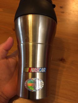 NASCAR Thermos 14 OZ. Travel Cup DOUBLE WALL INSULATION .