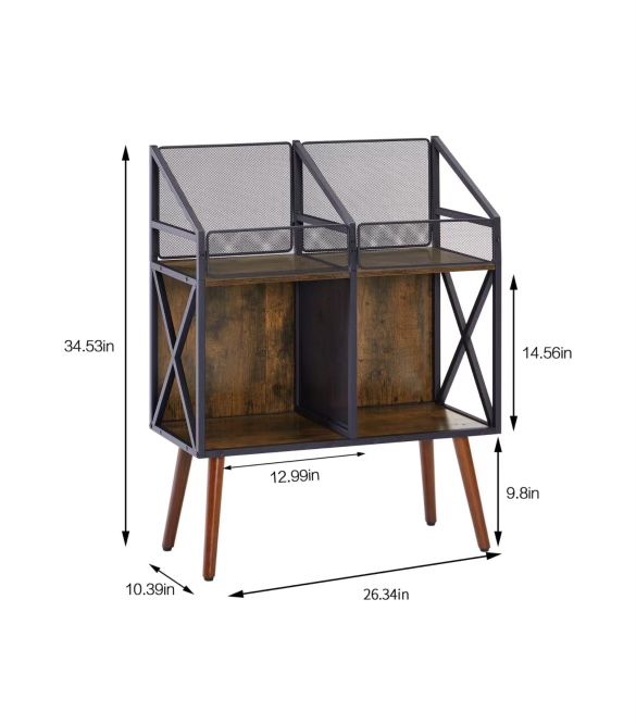 Record Storage Holder Rack