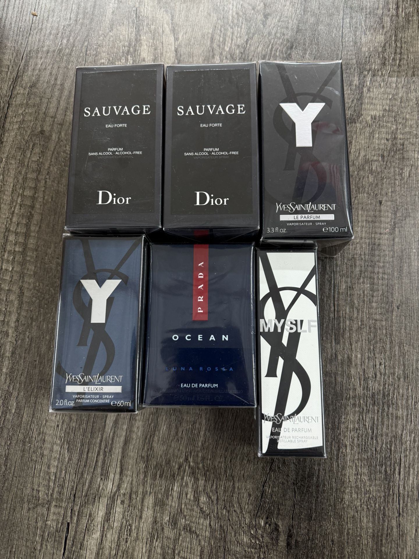 DIOR, PRADA, YSL COLOGNES