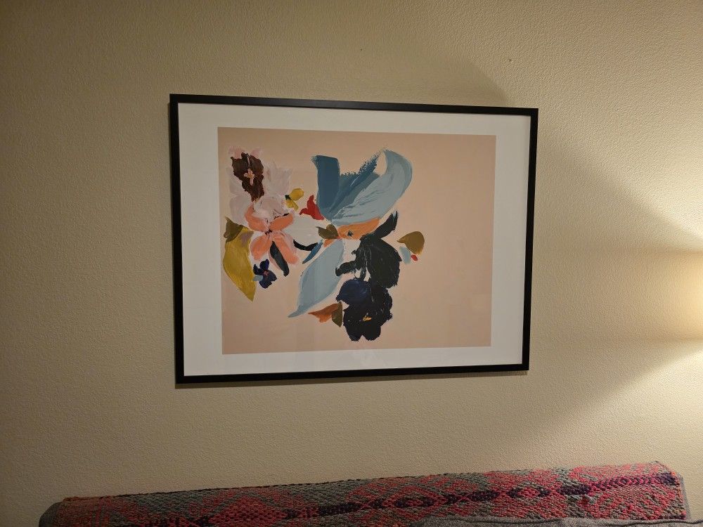 Limited Edition Modern Abstract Botanical Art Print Frames