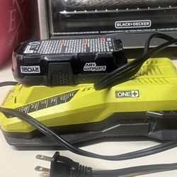 Battery And Charger For Drill Set